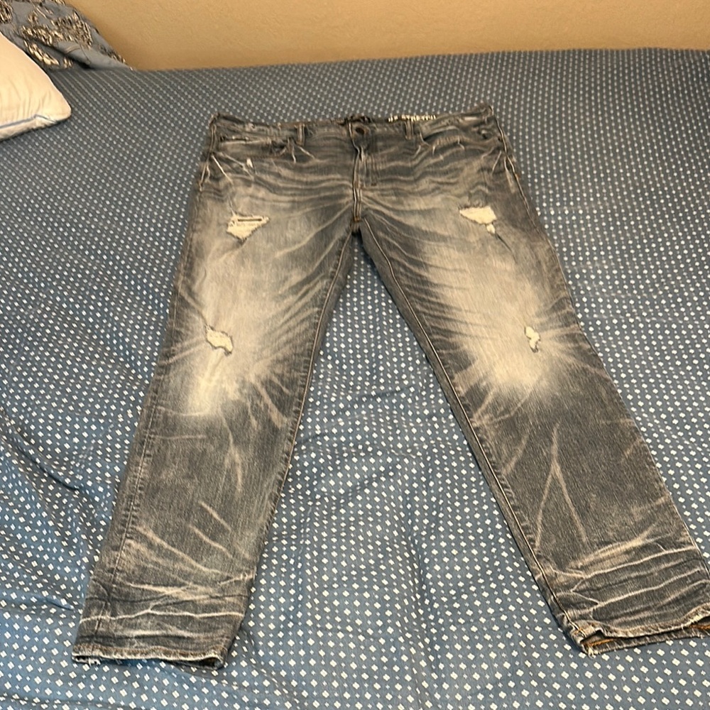 PRPS Distressed Blue Jeans used size 42 good condition